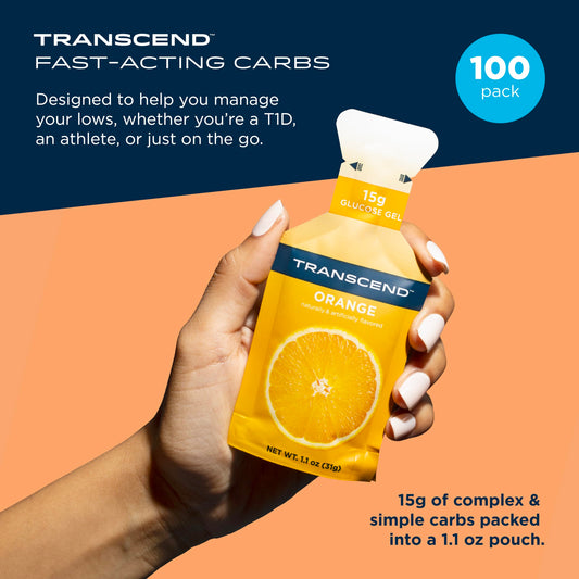 Transcend Orange Gels open pack close-up showing easy access.