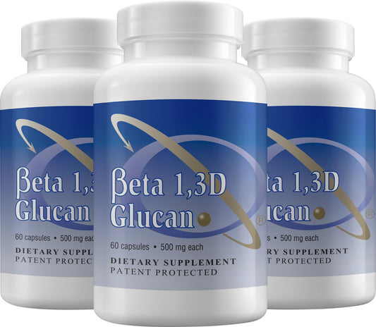 Transfer Point immune beta glucan capsule beside sealed bottle for daily support.