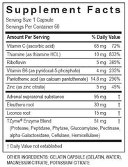 TRANSFORMATION Adrenal Complex bottle on shelf for easy daily routine