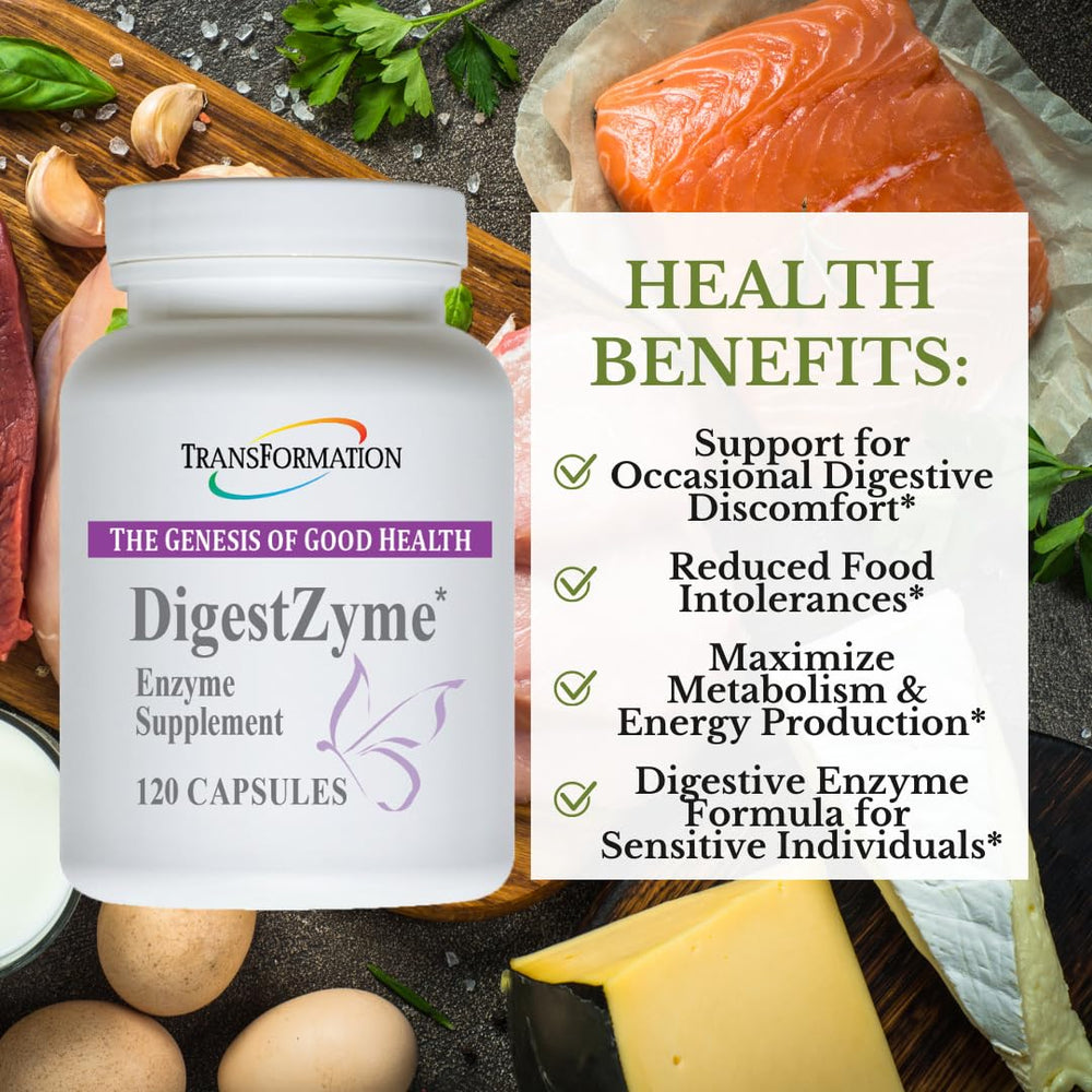 DigestZyme capsules are easy to swallow for adults and kids.