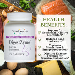 DigestZyme capsules are easy to swallow for adults and kids.