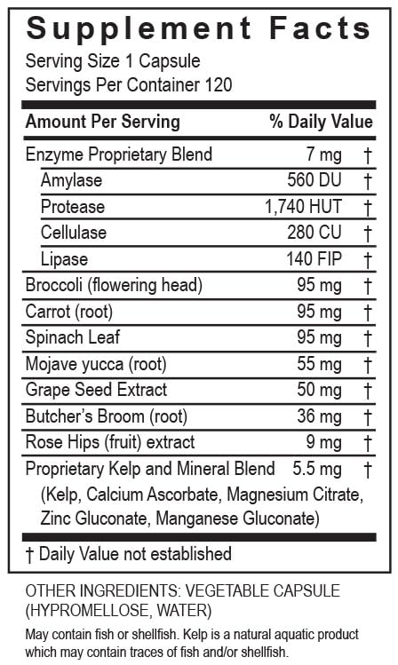 TRANSFORMATION RepairZyme label close-up emphasizes non-GMO and USA-made quality