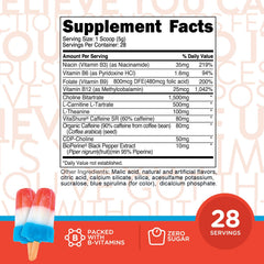TransformHQ Rocket Pop powder being poured for smooth jitters-free focus.