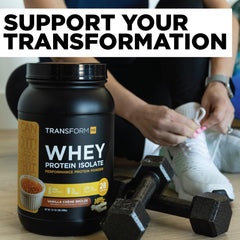 Close-up of TransformHQ WPI reveals creamy texture and smooth mixability.
