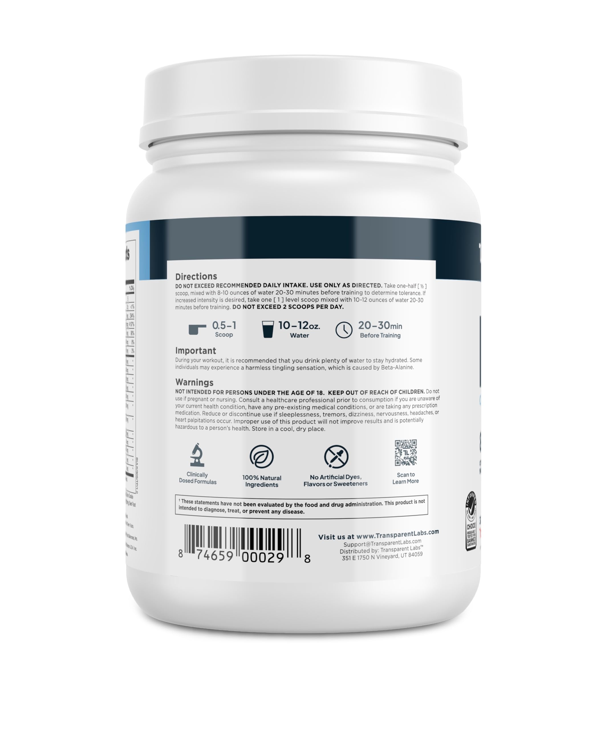 Transparent Labs Bulk Pre-Workout on gym shelf signals ready-to-use performance support