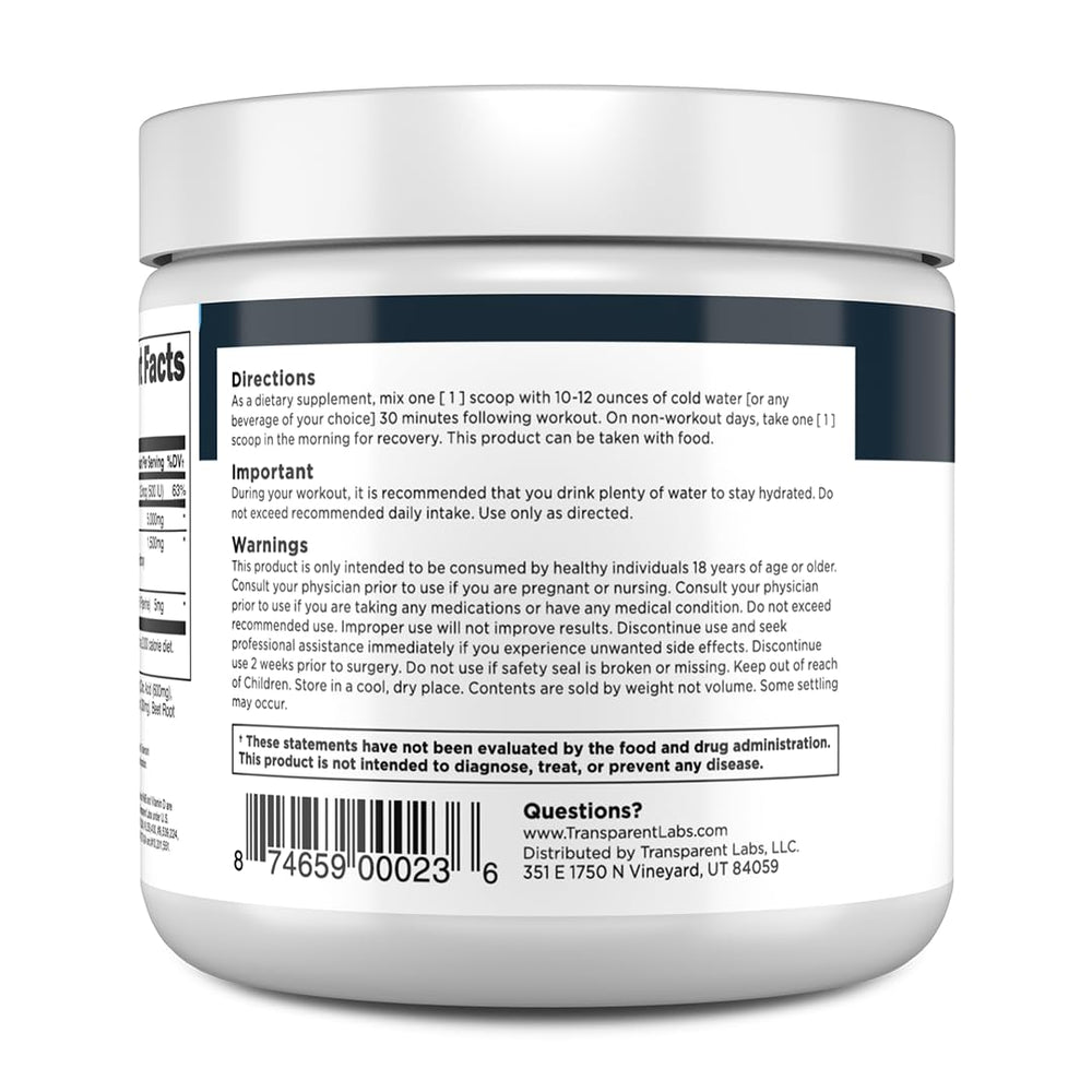 Transparent Labs Creatine HMB setup on gym bench signals performance focus.