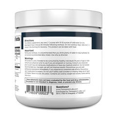 Transparent Labs Creatine HMB setup on gym bench signals performance focus.