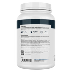 Transparent Labs glass with protein shake showcases quick post-workout nourishment.