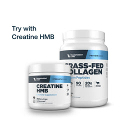 Transparent Labs collagen powder dissolving smoothly in water