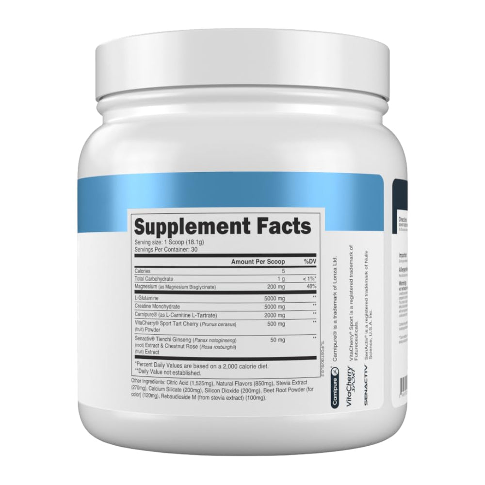 Gut-health ingredients like L-Glutamine and Astragin in Transparent Labs Post