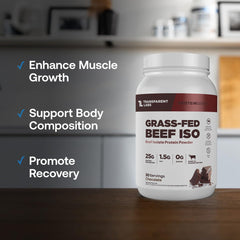 Transparent Labs post-workout recovery shake scene for convenient nutrition.