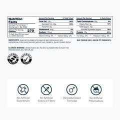 Cross-section of Protein+ Bars reveals nut butters and oats for balanced macros.