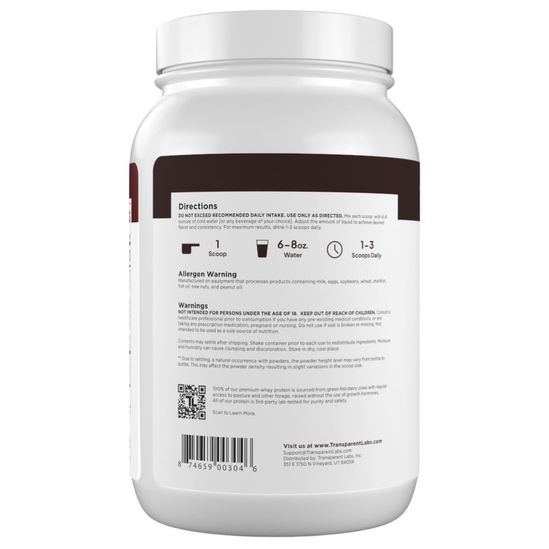 Transparent Labs third-party tested label highlighting safety and purity.