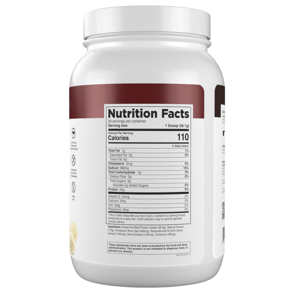 Transparent Labs vanilla shake with creamy, dairy-free texture.
