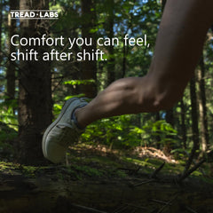 Tread Labs Ramble unisex insole in use for versatile daily support