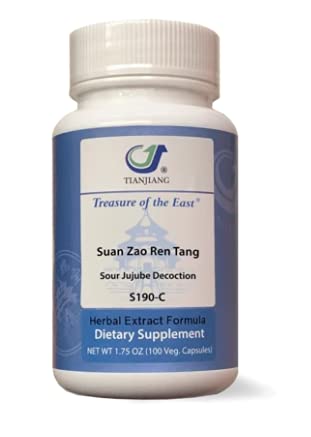 Treasure of the East Sour Jujube bottle front, premium herbal extract branding for daily wellness.