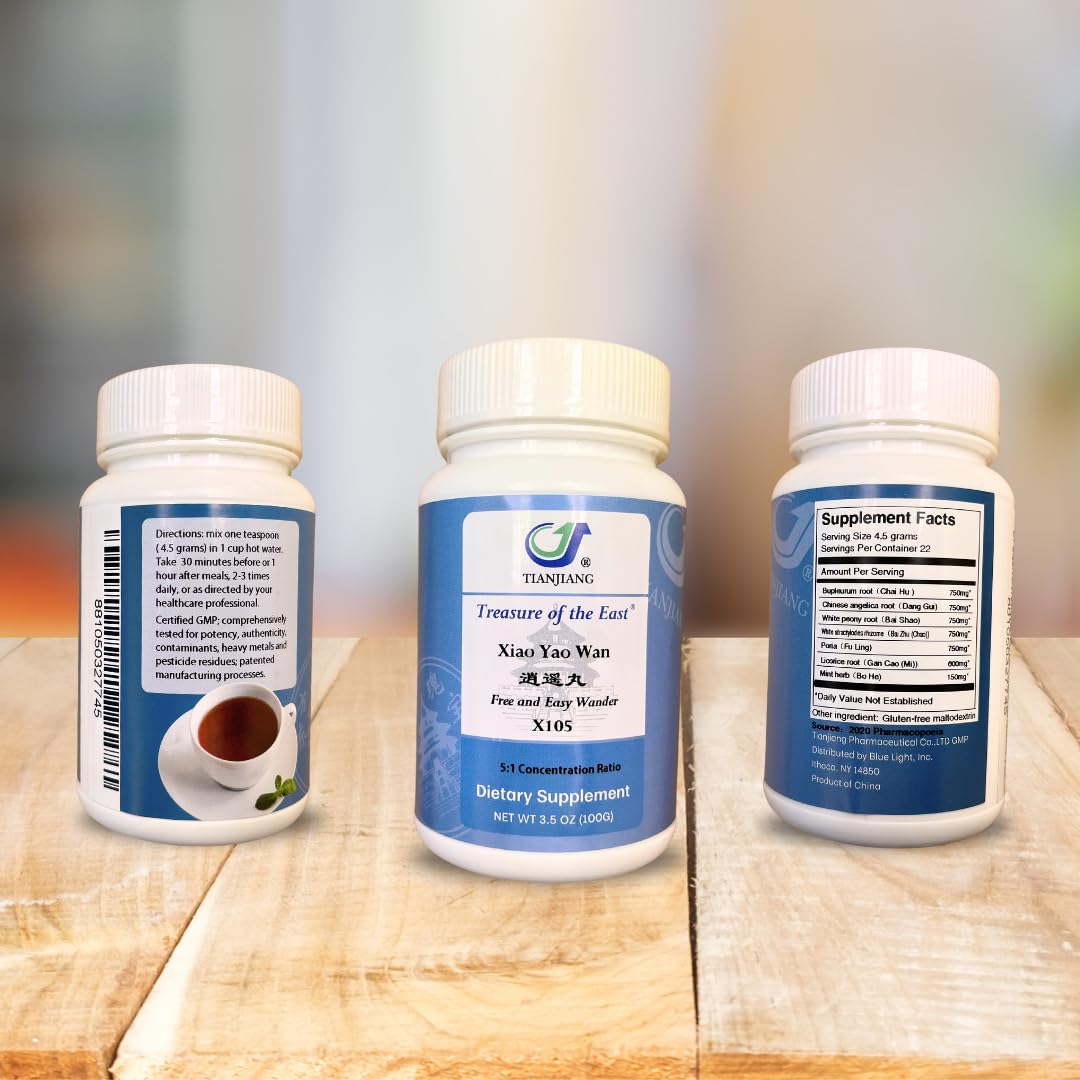 Treasure of the East Wanderer bottle cap highlights easy, mess-free dosing.