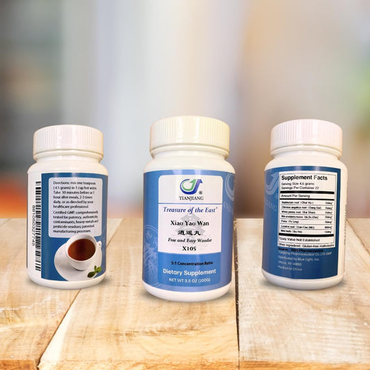 Treasure of the East Wanderer bottle cap highlights easy, mess-free dosing.