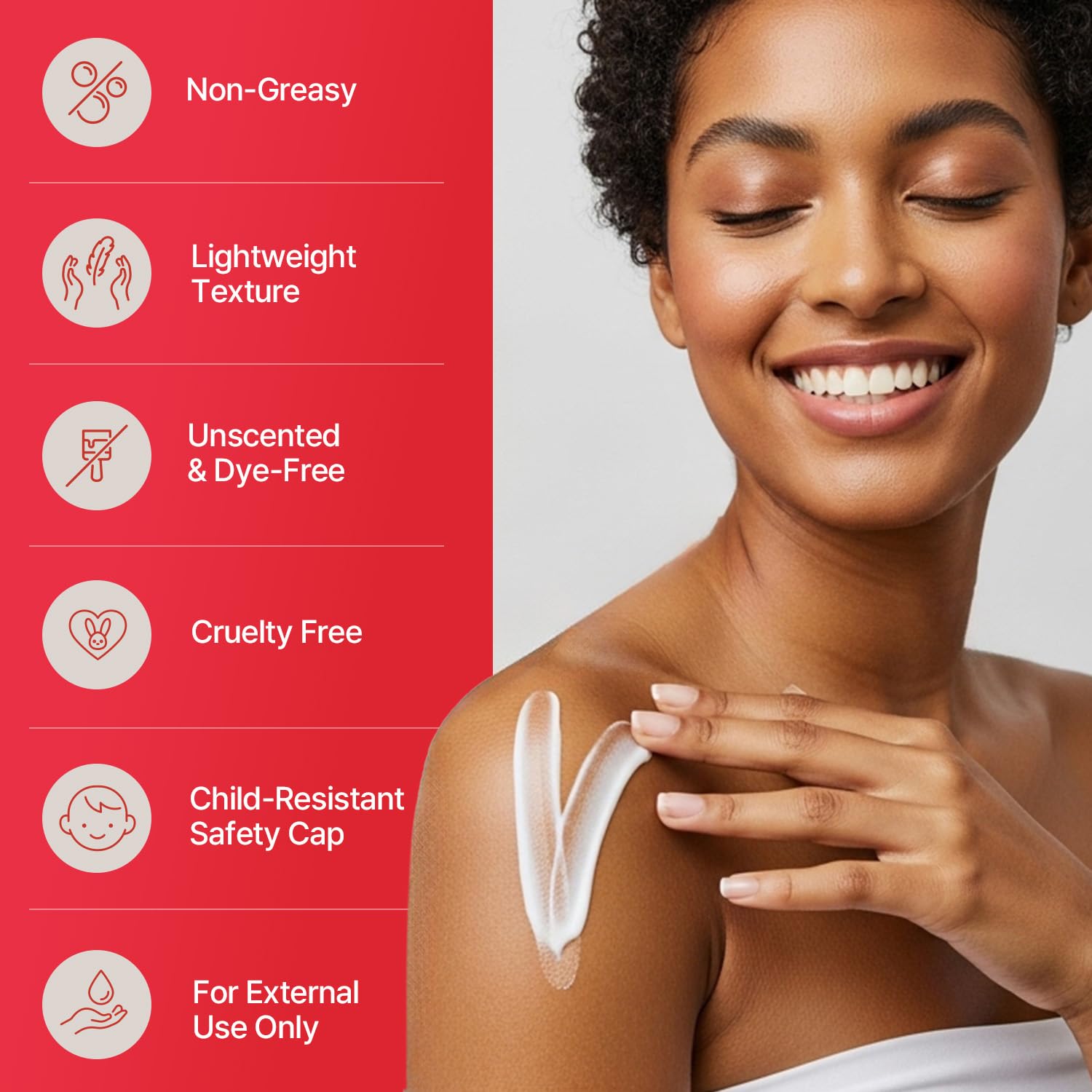 Treatonic Numbing Cream with child-resistant cap for safe storage.