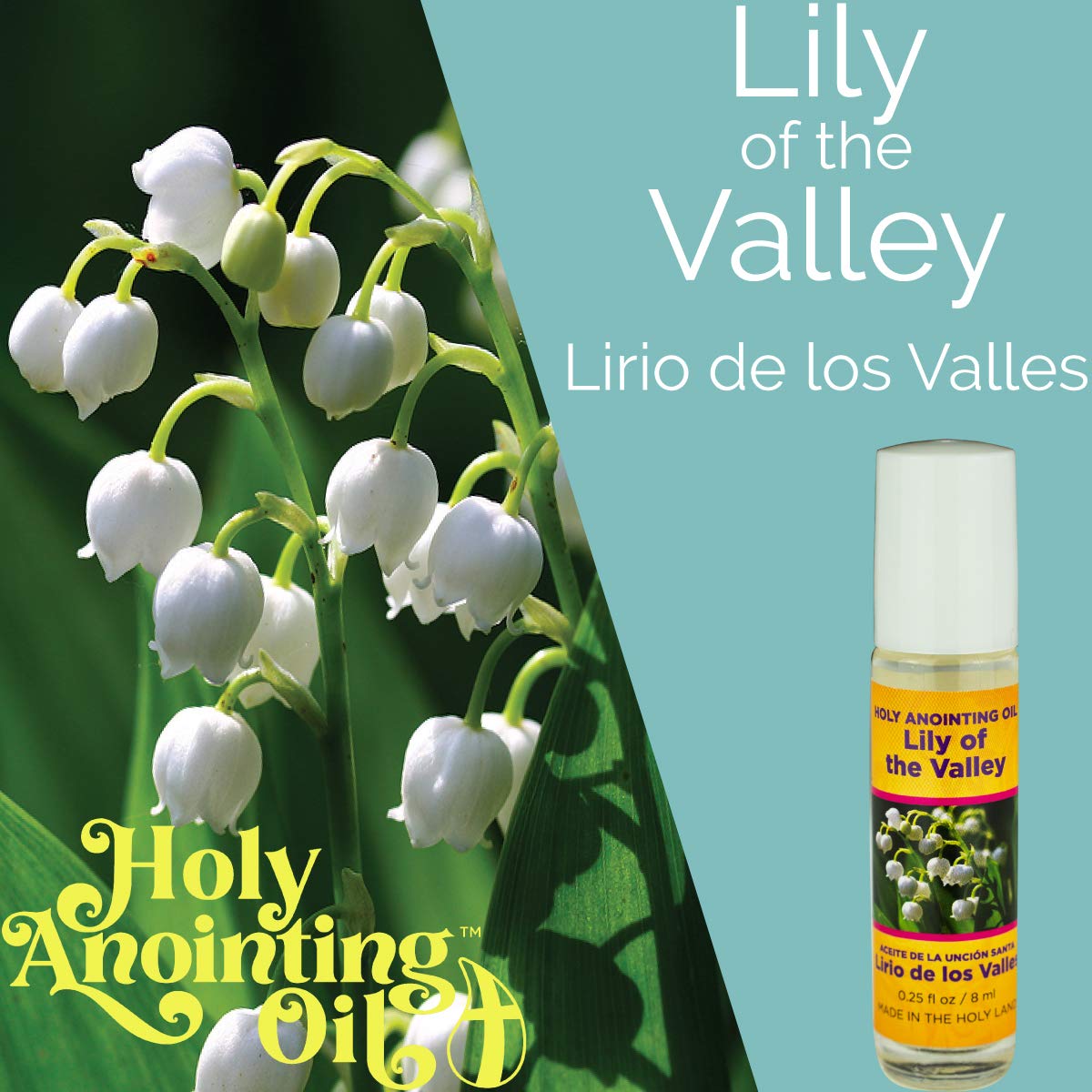 Tree of Life Lily Valley oil roller-top bottle close-up showing portable roll-on format
