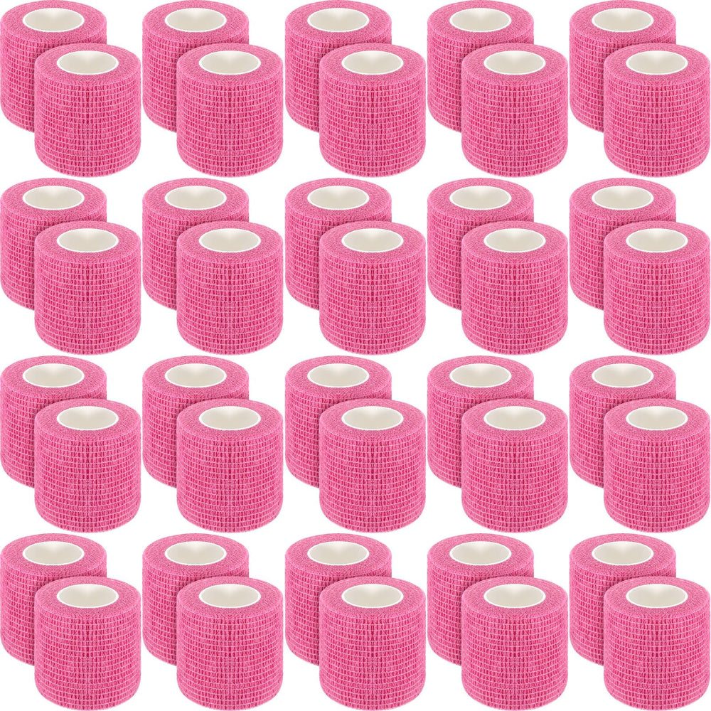 Treela 48-pack self-adhesive wrap bandage bulk for daily use and quick coverage.