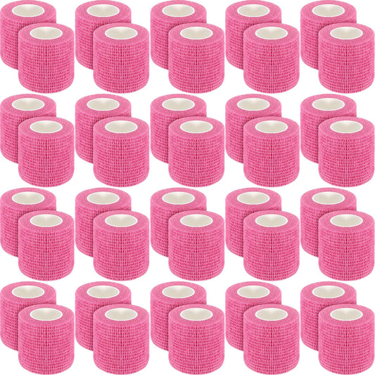 Treela 48-pack self-adhesive wrap bandage bulk for daily use and quick coverage.