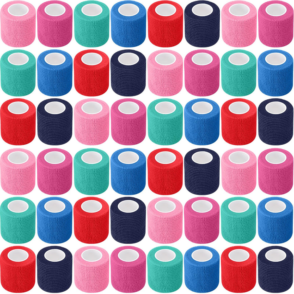 Treela 48-pack self-adhesive wrap bandages bulk, ready for daily use and quick changes.