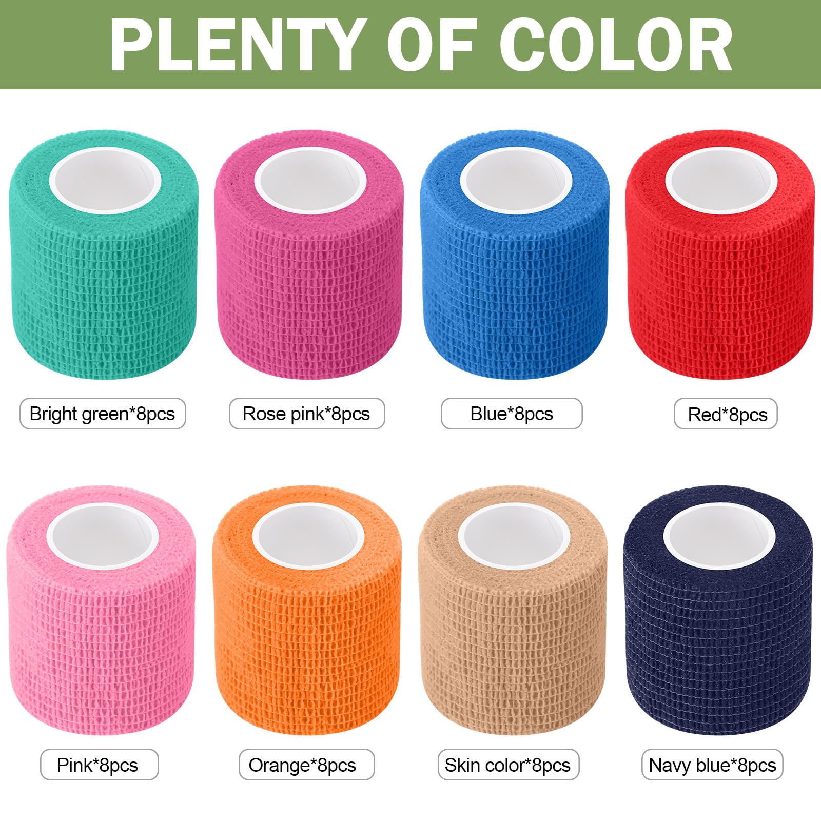 Treela 5m bandage roll, 2 inches wide, adjustable length for versatile wrapping