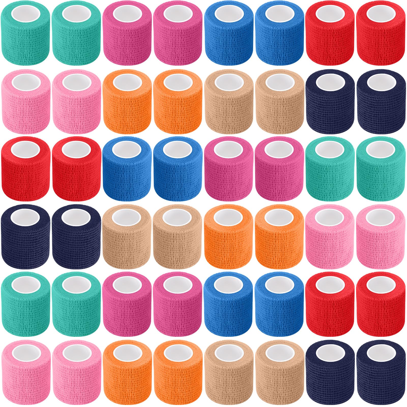 Treela 64-rolls self-adherent bandage wrap in action for secure athletic support