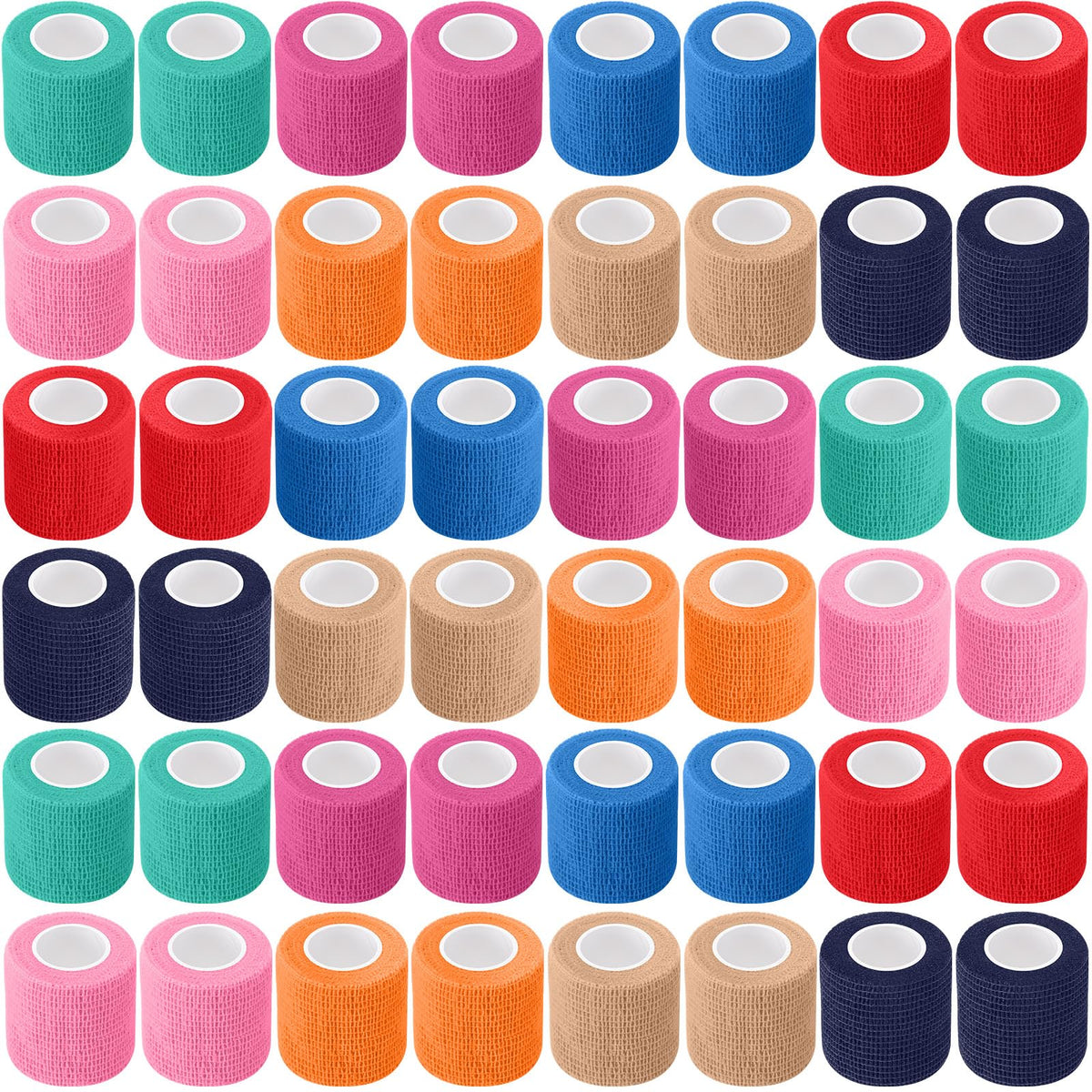 Treela 64-rolls self-adherent bandage wrap in action for secure athletic support