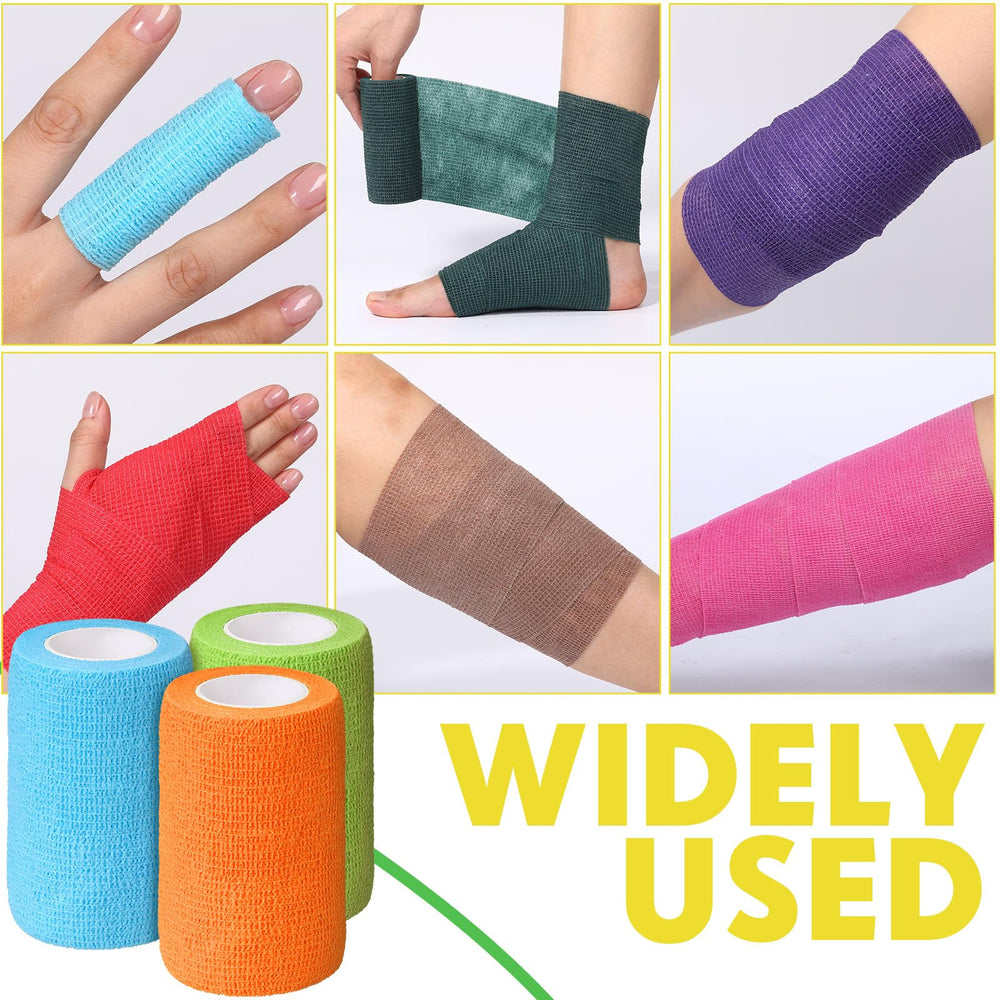 Treela 96-pack color variety for versatile first aid and sports protection.