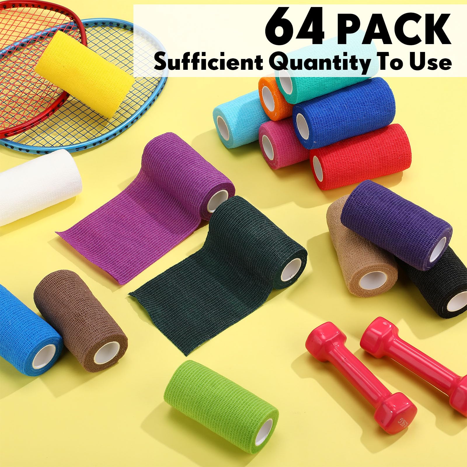 Treela 4in by 5yd wrap provides versatile joint support for everyday use.
