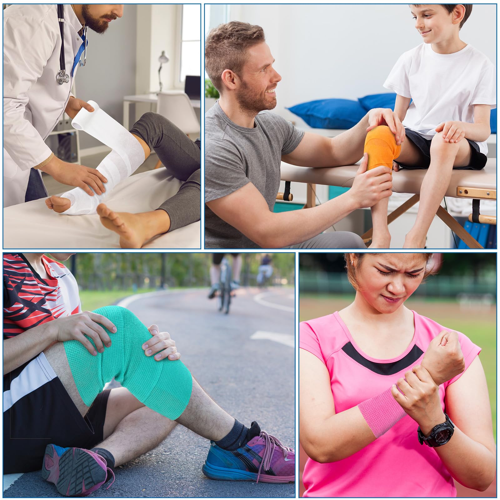 Treela ankle wrap used during sports for mobility