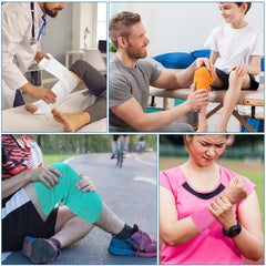 Treela ankle wrap used during sports for mobility