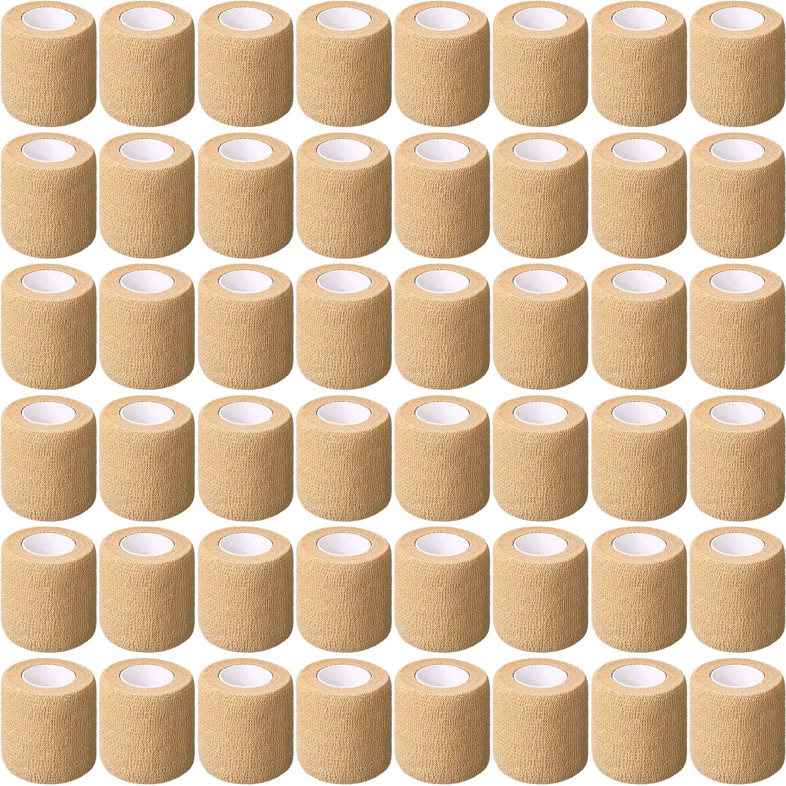 Treela bandage wrap beige 2in x 5yd 64-pack for daily use