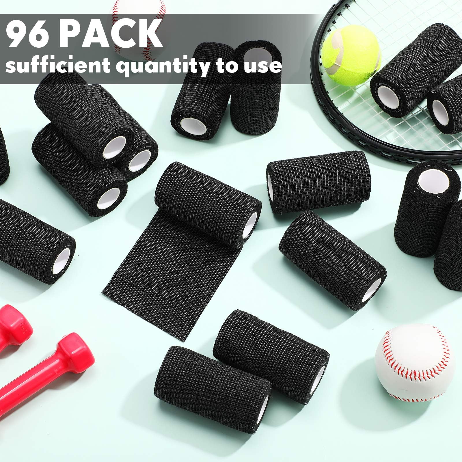 Treela 96-pack bandage wraps ideal for quick first aid.