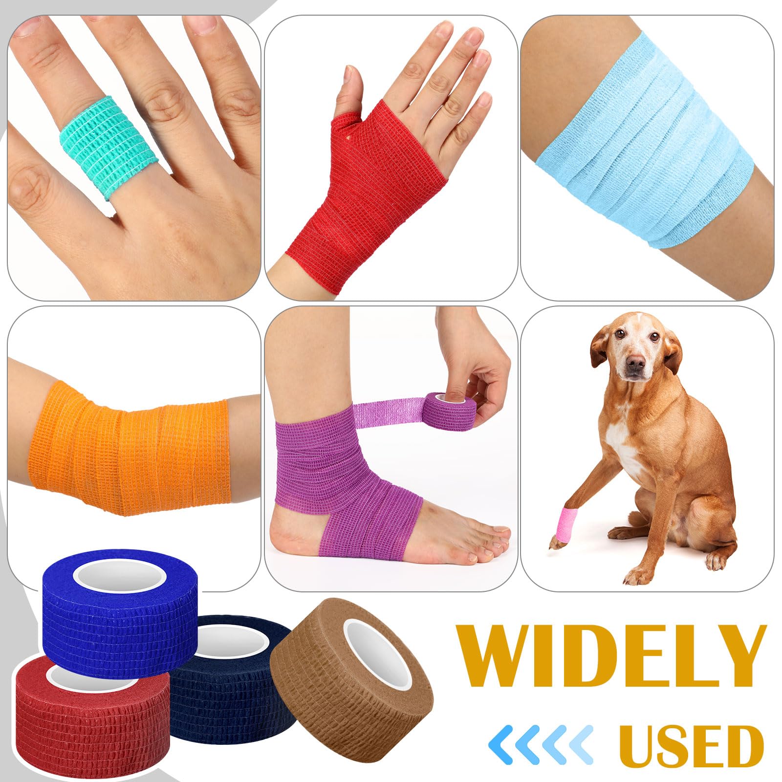 Treela bandage wrap on ankle demonstrates secure flexible coverage during activity.