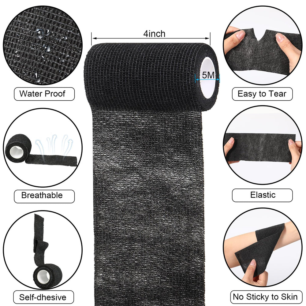 Treela bandage wrap close-up shows breathable self-adhesive fabric.