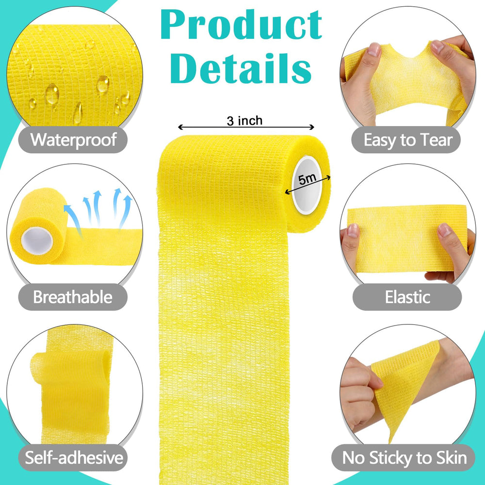 Treela breathable nonwoven fabric bandage wrap sits on skin-friendly surface.