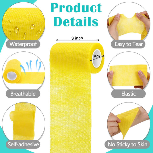 Treela breathable nonwoven fabric bandage wrap sits on skin-friendly surface.