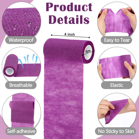Treela bandage wrap closeup shows breathable nonwoven fabric for skin-friendly wear.