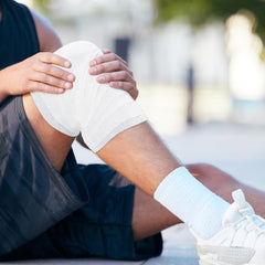 Treela bandage wrap supports wounds and swelling during workouts or daily activities.