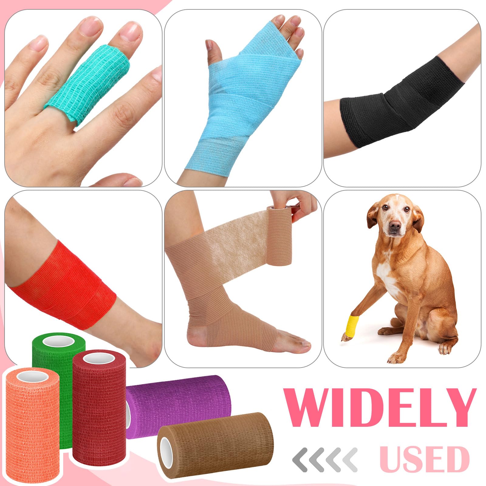 Treela breathable bandage with nonwoven porous fabric for comfortable wear