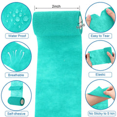 Treela breathable cohesive bandage wrap provides wrist support with easy adjustments.