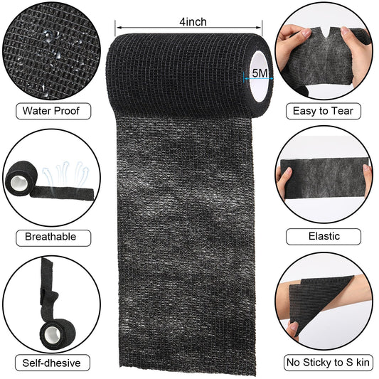Treela breathable elastic tape with porous fabric for comfortable wear.