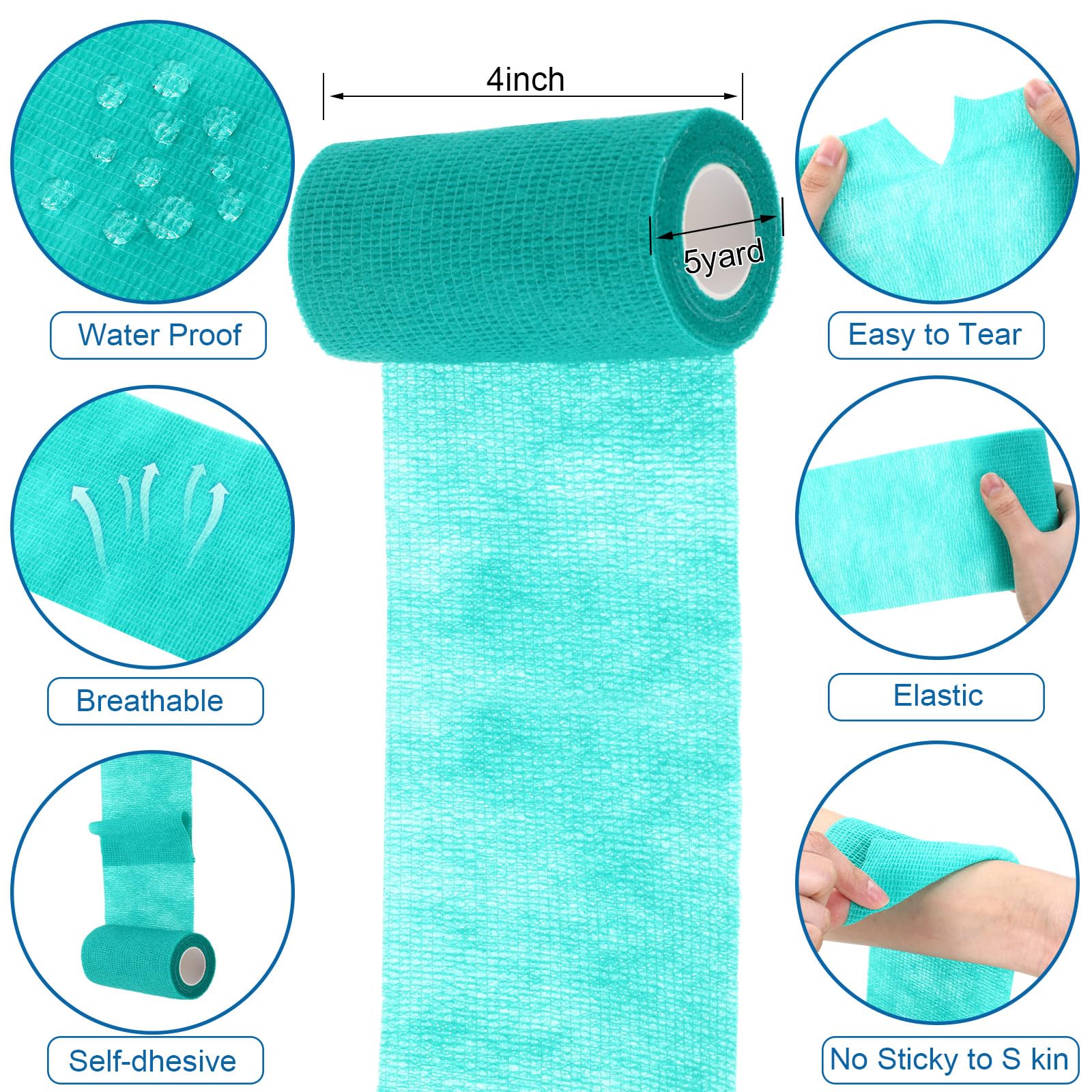 Treela closeup of breathable nonwoven bandage material for skin comfort