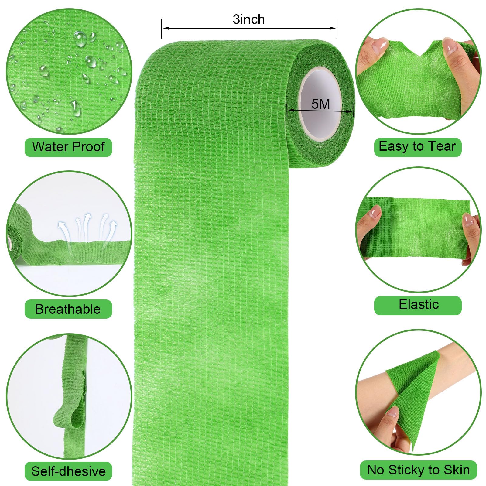 Treela breathable nonwoven bandage feels soft and skin-friendly during activity.