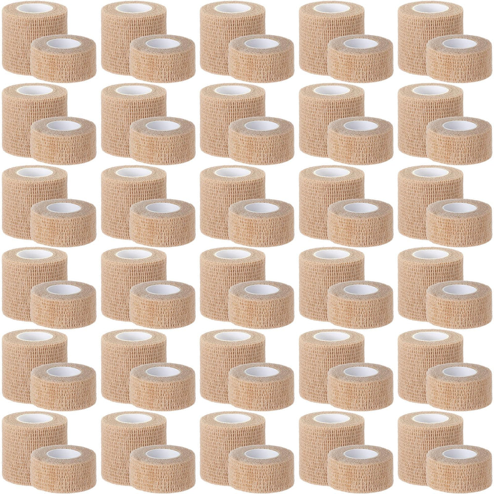 Treela cohesive bandage 1in 5yd nude; breathable wrap for comfortable sport wraps.