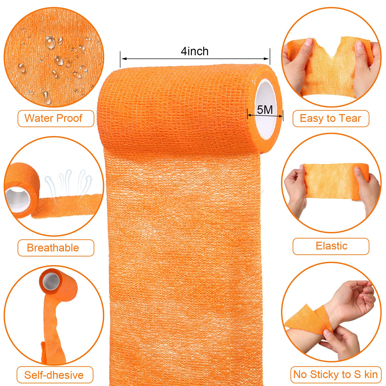 Treela cohesive bandage close-up shows soft breathable fabric for comfortable wear