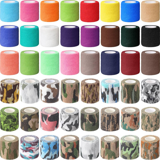 Treela colorful camo wrap bandage for quick, flexible coverage during workouts